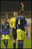 (L-R) referee Allard Lindhout, Stefano Denswil of Jong Ajax - fe1408250628.jpg