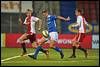 (L-R) Robert van Koesveld of Jong Ajax, Jordy Thomassen of FC Den Bosch, Danny Bakker of Jong Ajax - fe1408290303.jpg