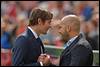 31-08-2014: Voetbal: PSV v Vitesse: Eindhoven
(L-R) coach Phillip Cocu of PSV, Peter Bosz of Vitesse - fe1408310054.jpg