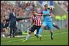 31-08-2014: Voetbal: PSV v Vitesse: Eindhoven
(L-R) Adam Maher of PSV, Arnold Kruiswijk of Vitesse - fe1408310134.jpg