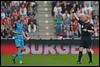 31-08-2014: Voetbal: PSV v Vitesse: Eindhoven(L-R) Arnold Kruiswijk of Vitesse, referee Kevin Blom - fe1408310196.jpg