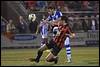 20-09-2014: Voetbal: OJC Rosmalen v FC Lienden: Rosmalen
(L-R) Youssef el Jebli of FC Lienden, Guus Habraken of OJC Rosmalen - fe1409200602.jpg