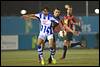 20-09-2014: Voetbal: OJC Rosmalen v FC Lienden: Rosmalen
(L-R) Abderrahim Loukili of FC Lienden, Melvin van Gestel of OJC Rosmalen, Guus Habraken of OJC Rosmalen - fe1409200685.jpg