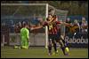 20-09-2014: Voetbal: OJC Rosmalen v FC Lienden: Rosmalen
(L-R) goalkeeper Jan Schimmel of FC Lienden, Irey Sadal of OJC Rosmalen, Ilias Zaimi of OJC Rosmalen - fe1409200811.jpg