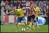 21-09-2014: Voetbal: PSV v SC Cambuur: Eindhoven
(L-R) Vytautas Andriuskevicius of SC Cambuur, Jorrit Hendrix of PSV - fe1409210009.jpg