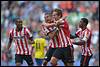 21-09-2014: Voetbal: PSV v SC Cambuur: Eindhoven
(L-R) Luciano Narsingh of PSV, Adam Maher of PSV, Luuk de Jong of PSV, Georginio Wijnaldum of PSV - fe1409210012.jpg