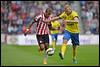 21-09-2014: Voetbal: PSV v SC Cambuur: Eindhoven
(L-R) Luciano Narsingh of PSV, Vytautas Andriuskevicius of SC Cambuur - fe1409210162.jpg