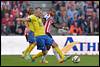 21-09-2014: Voetbal: PSV v SC Cambuur: Eindhoven
(L-R) Vytautas Andriuskevicius of SC Cambuur, Luciano Narsingh of PSV - fe1409210309.jpg