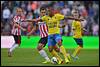 21-09-2014: Voetbal: PSV v SC Cambuur: Eindhoven
(L-R) Karim Rekik of PSV, Furdjel Narsingh of SC Cambuur - fe1409210539.jpg