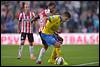 21-09-2014: Voetbal: PSV v SC Cambuur: Eindhoven
(L-R) Georginio Wijnaldum of PSV Mohamed El Makrini of SC Cambuur - fe1409210729.jpg