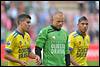 21-09-2014: Voetbal: PSV v SC Cambuur: Eindhoven
(L-R) Mohamed El Makrini of SC Cambuur, goalkeeper Leonard Nienhuis of SC Cambuur, Marlon Pereira of SC Cambuur - fe1409210761.jpg