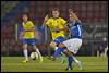 (L-R) Sebastian Steblecki of SC Cambuur, Anthony Lurling of FC Den Bosch - fe1409240252.jpg