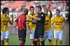 (L-R) Ard van Peppen of Roda JC, Juanito Sequeira of Helmond Sport, Tom van Hyfte of Roda JC, Roel van de Sande of Helmond Sport, referee Pol van Boekel, Guy Ramos of Roda JC, Mitchel Paulissen of Roda JC - fe1409270228.jpg