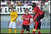 (L-R) Wiljan Pluim of Roda JC, Lars Hutten of Helmond Sport, Stanley Elbers of Helmond Sport, Oumar Diouck of Helmond Sport - fe1409270246.jpg