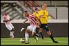 27-09-2014: Voetbal: FC Oss v Telstar: Oss
(L-R) Jorzolino Falkenstein of FC Oss, Tom Beissel of Telstar - fe1409270690.jpg