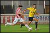 27-09-2014: Voetbal: FC Oss v Telstar: Oss
(L-R) Jochem Jansen of FC Oss, Tarik Tissoudali of Telstar - fe1409270734.jpg