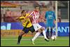 27-09-2014: Voetbal: FC Oss v Telstar: Oss
(L-R) Steve Olfers of Telstar, Jorzolino Falkenstein of FC Oss, goalkeeper Cor Varkevisser of Telstar - fe1409271034.jpg