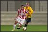 27-09-2014: Voetbal: FC Oss v Telstar: Oss
(L-R) Jorzolino Falkenstein of FC Oss, Tom Beissel of Telstar - fe1409271194.jpg