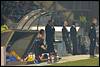 (L-R) Mats van Huijgevoort of FC Den Bosch, physiotherapist Takahiro Nakada of FC Den Bosch, caretaker Paul Eichelsheim of FC Den Bosch, assistant trainer Jan van Grinsven of FC Den Bosch, coach Ruud Kaiser of FC Den Bosch - fe1410030484.jpg