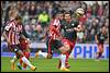 05-10-2014: Voetbal: PSV v Excelsior: Eindhoven
(L-R) Jurgen Locadia of PSV, Sander Fischer of Excelsior - fe1410050320.jpg