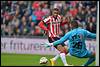 05-10-2014: Voetbal: PSV v Excelsior: Eindhoven
(L-R) Jurgen Locadia of PSV, goalkeeper Gino Courtino of Excelsior - fe1410050330.jpg