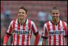 05-10-2014: Voetbal: PSV v Excelsior: Eindhoven(L-R) Santiago Arias of PSV, Adam Maher of PSV - fe1410050717.jpg