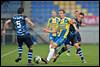 (L-R) Kevin Kis of Fortuna Sittard, Peter Jungschlager of RKC Waalwijk, Thomas Overhof of Fortuna Sittard - fe1411080077.jpg