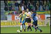 (L-R) Peter Jungschlager of RKC Waalwijk, referee R. Dieperink, Kevin Kis of Fortuna Sittard - fe1411080141.jpg