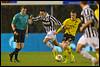 (L-R) referee Allard Lindhout, Levi Raja Boean of Achilles 29, Vito van Crooy of VVV Venlo - fe1412130110.jpg