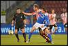 (L-R) referee Pieter Vink, Michael Breuer of Sparta Rotterdam, Erik Quekel of FC Den Bosch - fe1501160809.jpg