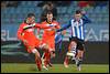 (L-R) Mats van Huijgevoort of FC Den Bosch, Tim Hofstede of FC Den Bosch, Tom Boere of FC Eindhoven - fe1502200310.jpg