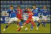 (L-R) Elvis Kabashi of FC Den Bosch, Jelle van der Heyden of Jong Fc Twente, Moreno Rutten of FC Den Bosch - fe1503130352.jpg