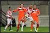 (L-R) Barry Maguire of FC Den Bosch, Johnatan Opoku of FC Oss - fe1504030243.jpg