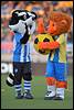 (L-R) mascotte Woutje of FC Eindhoven, mascotte Ricky of RKC Waalwijk - fe1504170060.jpg