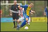 (L-R) referee W. Kant, Danny Stijsiger of Vianen, Mateusz Sleziak of Kerkwijk - fe1504250060.jpg