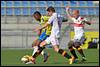 (L-R) Arsenio Valpoort of RKC Waalwijk, Sander Duits of Go Ahead Eagles, Nick de Bondt of Go Ahead Eagles - fe1509270486.jpg