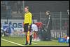 (L-R) assistant referee Jeroen Sanders, Charlton Vicento of Helmond Sport, physiotherapist Charles Rudolf of Helmond Sport, 4th official Clay Ruperti - fe1510160047.jpg