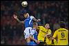 (L-R) Orlando Smeekes of FC Den Bosch, Tim Hofstede of FC Den Bosch, Danny Post of VVV Venlo, Ralf Seuntjens of VVV Venlo - fe1510230434.jpg