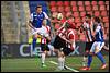 (L-R) Vykintas Slivka of FC Den Bosch, Jeffrey Ket of FC Oss, Richard van der Venne of FC Oss, Paul Kok of FC Oss, Fatih Kamaci of FC Oss, Joey Belterman of FC Den Bosch - fe1511080174.jpg