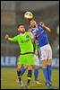 (L-R) Sam Hendriks of Jong Ajax, Sven Verlaan of FC Den Bosch - fe1512110400.jpg