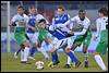 (L-R) Alessio Carlone of FC Den Bosch, Joey Belterman of FC Den Bosch, Giovanni Gravenbeek of FC Dordrecht - fe1603110280.jpg