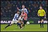 12-03-2016: Voetbal: PSV v SC Heerenveen: Eindhoven
(L-R) Caner Cavlan of SC Heerenveen, Branco van den Boomen of SC Heerenveen, Luciano Narsingh of PSV, referee Liesveld - fe1603120489.jpg