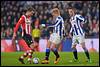 12-03-2016: Voetbal: PSV v SC Heerenveen: Eindhoven
(L-R) Luuk de Jong of PSV, Morten Thorsby of SC Heerenveen, Branco van den Boomen of SC Heerenveen - fe1603120554.jpg