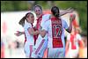 (L-R) Mandy Versteegt of Ajax, Kelly Zeeman of Ajax, Eshly Bakker of Ajax - fe1605130178.jpg