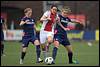 (L-R) Michelle Hendriks of PSV, Marjolijn van den Bighelaar of Ajax, Myrthe Moorrees of PSV - fe1605200230.jpg