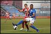 (L-R) Justin Mathieu of FC Oss, Mario Bilate of FC Den Bosch - fe16090090015.jpg