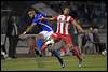 (L-R) Mario Bilate of FC Den Bosch, Jorzolino Falkenstein of FC Oss - fe16090090521.jpg