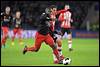 14-01-2017: Voetbal: PSV v Excelsior: Eindhoven
(L-R) Nigel Hasselbaink of Excelsior, Andres Guardado of PSV - fe1701140220.jpg